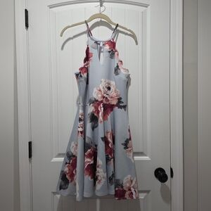 City Triangles Pink and White Floral Dress